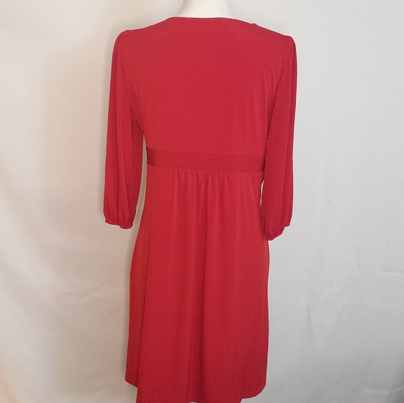 ๐ 3 for $15 Deal! ๐NY Collection red long sleeve dress L - Picture 5 of 8